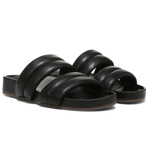 Vionic Mayla Blavk Dlide Sandals Size 8 - Picture 1 of 7
